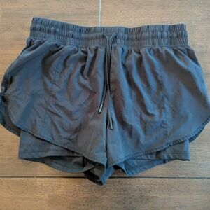 90 Degree By Reflex Black Athletic Shorts